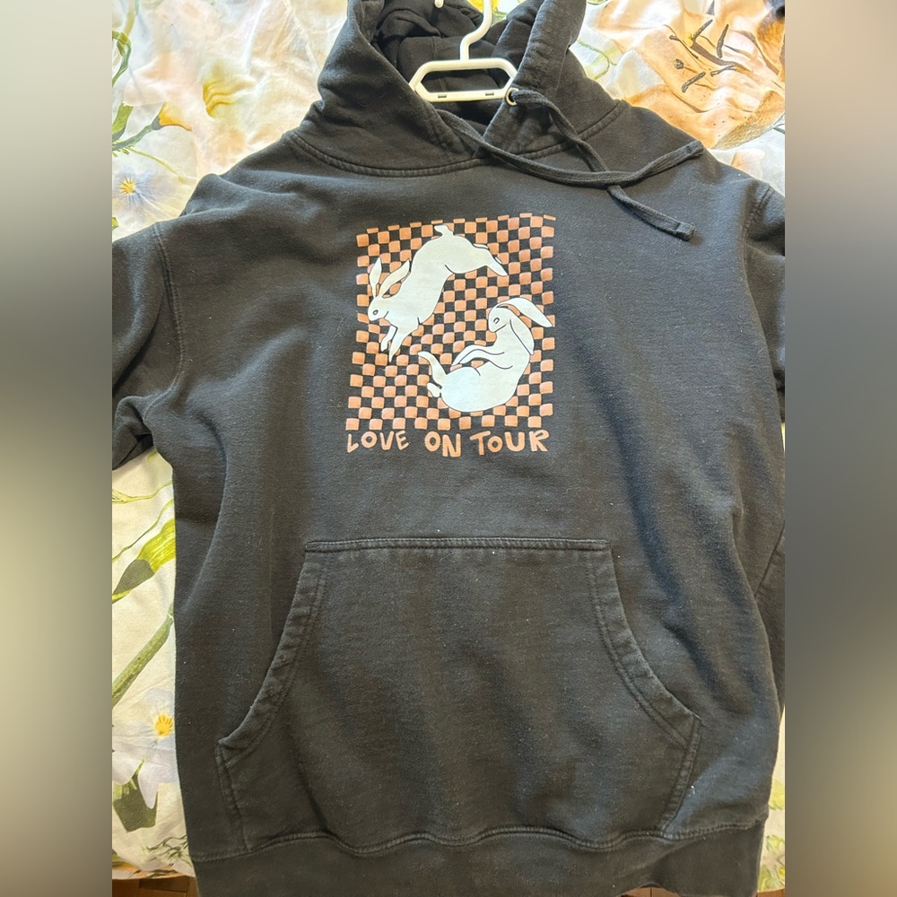Black harry styles 'Love On Tour' Graphic Hoodie Sweatshirt